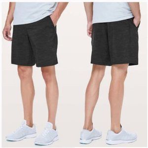 Lululemon Pace Breaker Short 9" Lined All Court Texture Deep Coal Men's Sz M